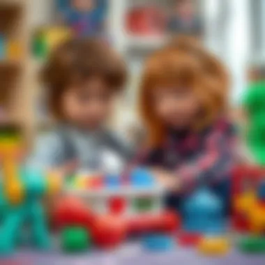 Selecting Toys for Skill Development Parents selecting toys that promote skill development