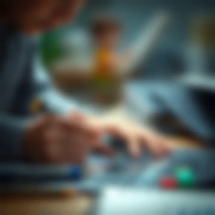 An electronic pen in action, enhancing learning experiences