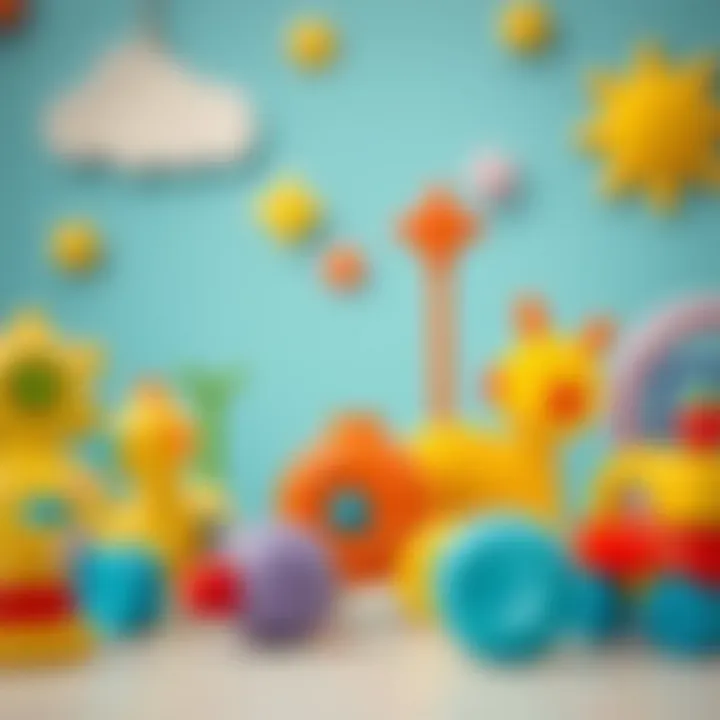 Colorful Elisa baby toys promoting children's imagination