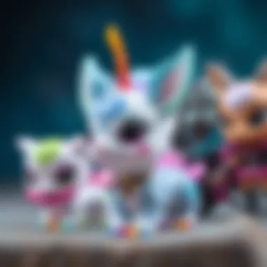 Intricate Design Features of Enchantimals A close-up of the unique design details of Enchantimals figures, highlighting their charm and appeal.