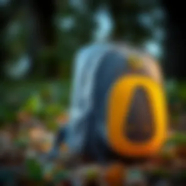 An ergonomic school bag designed for boys emphasizing comfort and support