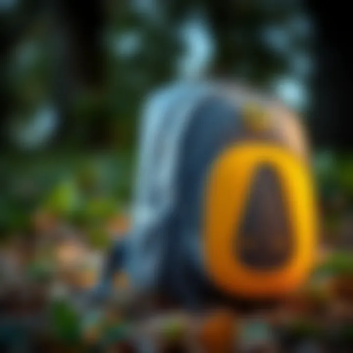 An ergonomic school bag designed for boys emphasizing comfort and support