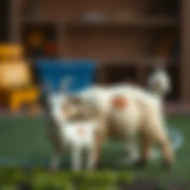 Interactive Learning Through Goat Toys Interactive learning experience through goat toys