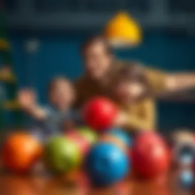 Strengthening Family Bonds Through Play Family bonding over a bowling game