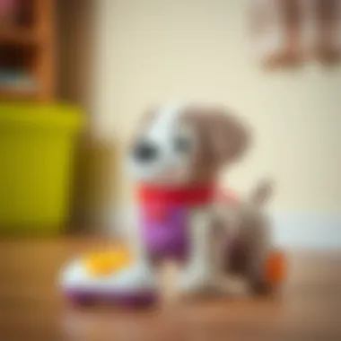 Cognitive development through play with Fisher Price dog controller