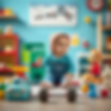 Parents choosing educational toys for developmental benefits