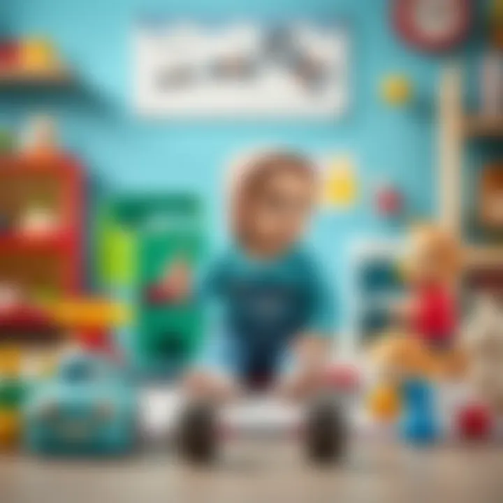 Parents choosing educational toys for developmental benefits