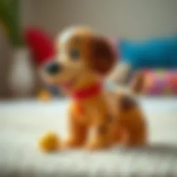 Interactive features of the Fisher Price educational dog