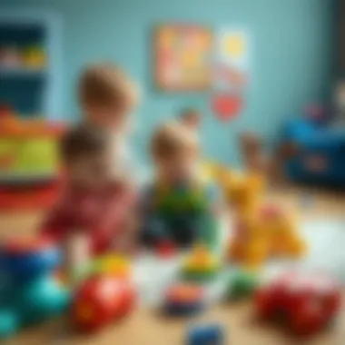Parents choosing the best educational toys for their children