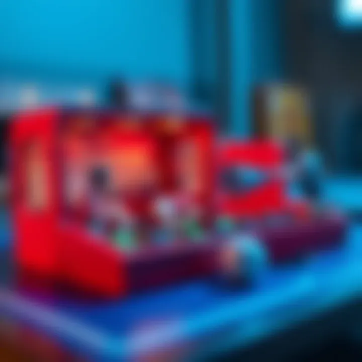 Understanding the Mechanics of Football Box Game An educational setup highlighting the mechanics and rules of the football box game