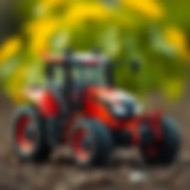 Future technology in agriculture with electric tractors