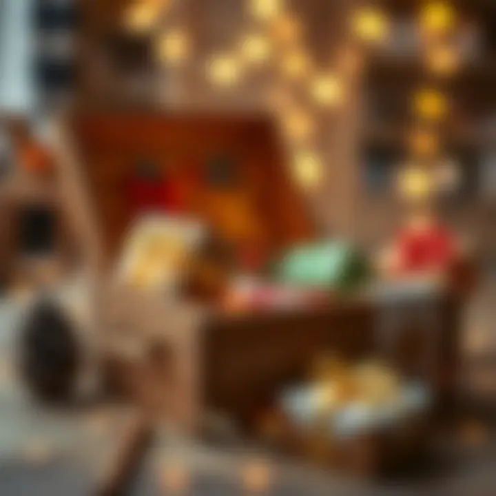 Creative Gifting: Inspiration Inside a Wooden Box Wooden gift box filled with creative gift ideas