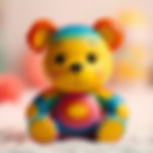 Colorful Rainbow Bear Toy