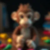A mischievous monkey toy inspiring creativity