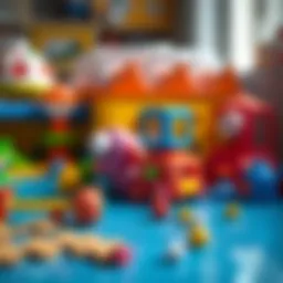 Colorful educational toys for children