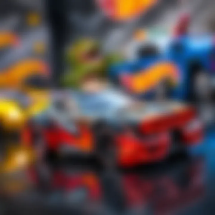 Diverse themes in Hot Wheels sets