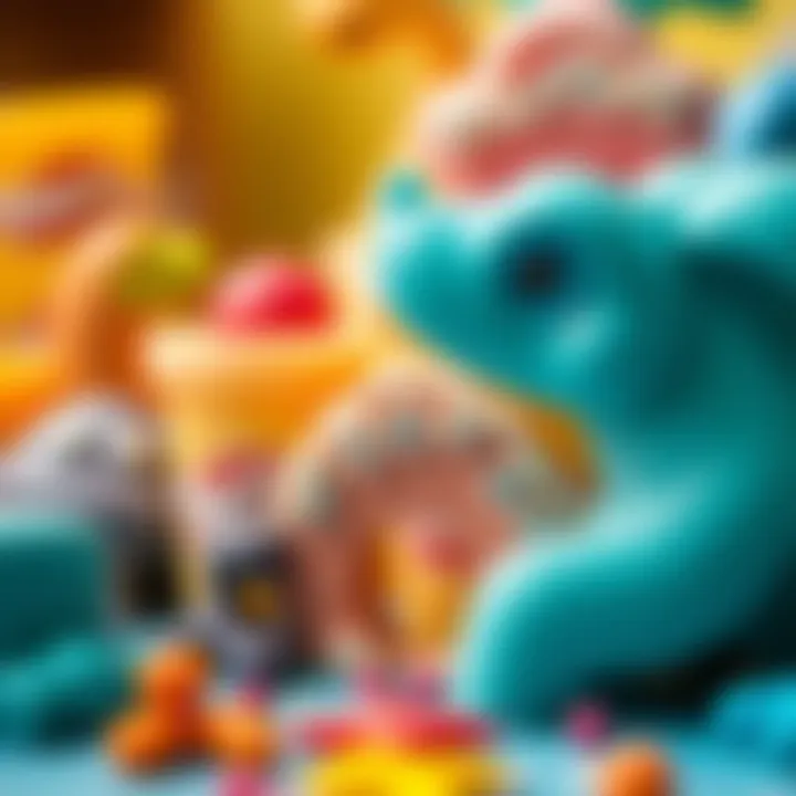 Imaginative projects designed with Play-Doh for creativity