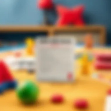 A detailed example of card game rules