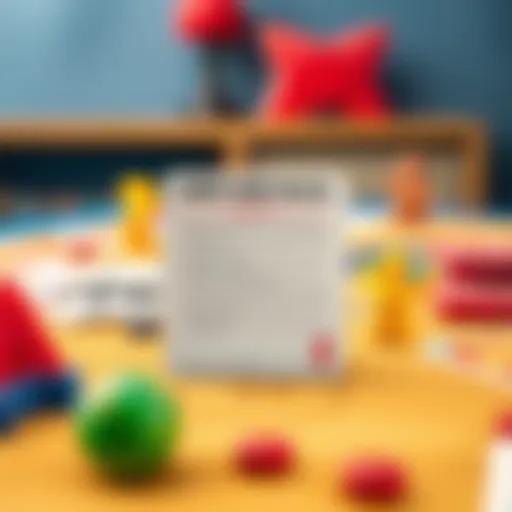 A detailed example of card game rules