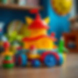 Vibrant educational toy that enhances imagination