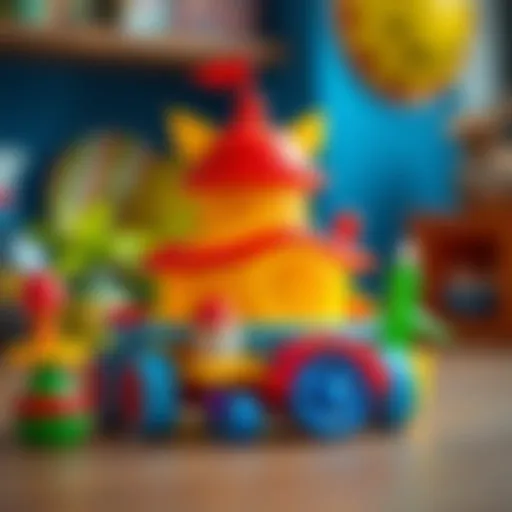 Vibrant educational toy that enhances imagination