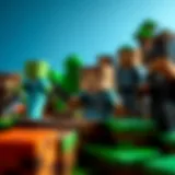 Creative Minecraft paper figures showcasing intricate designs