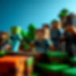 Creative Minecraft paper figures showcasing intricate designs