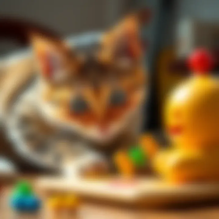 Mental Stimulation: Cats and Puzzle Toys A cat engaging with a puzzle toy