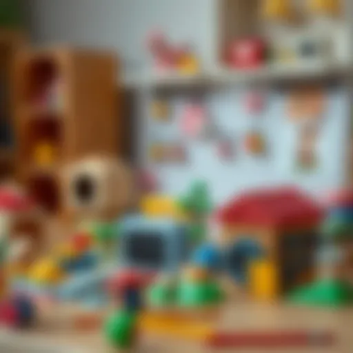 A diverse selection of educational toys for girls