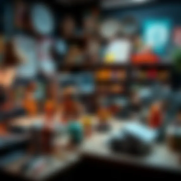 Creative workspace for toy making