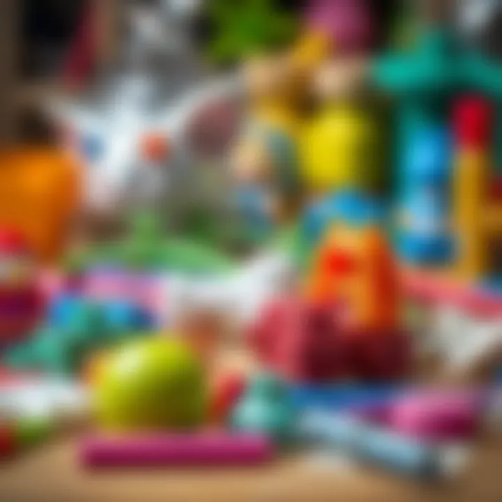 Materials for creating simple toys