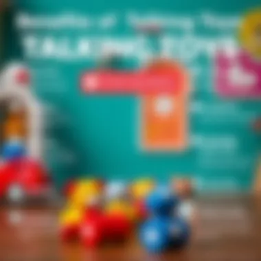 Infographic showing benefits of talking toys