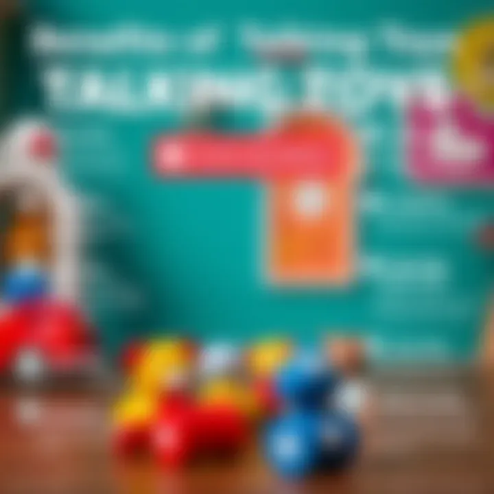 Infographic showing benefits of talking toys