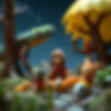 Exploring the Fantastical World of Kral Şakir Artistic representation of the fantastical world Kral Şakir and his friends explore