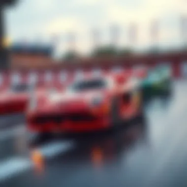 Exciting Remote Control Car Racing Remote control car racing on a track