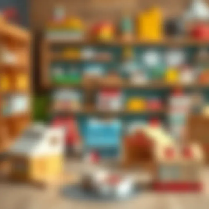 Diverse Designs of Box Models for Learning Various designs of box models displayed in an educational setting