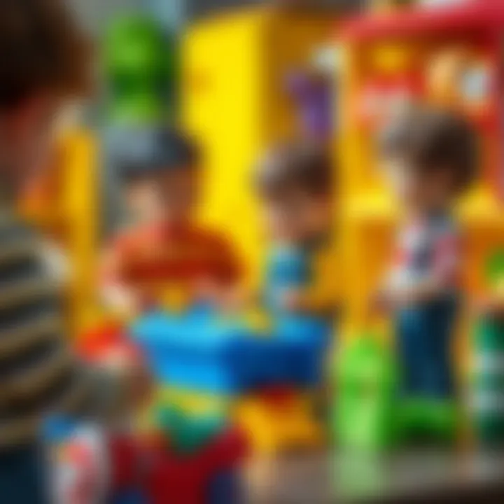 Engaging children in toy organization