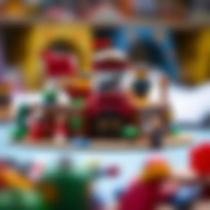 Showcasing Imaginative Play A finished Lego creation demonstrating imaginative design