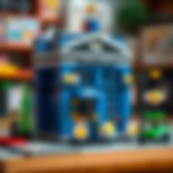 Educational Elements of the LEGO City Bank Set LEGO Set Parts Display