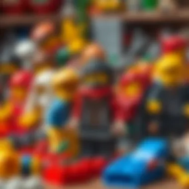 Exploring the Variety of Lego Pieces for Customization A variety of Lego pieces available for character customization