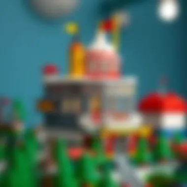Innovative Lego structures showcasing creativity