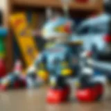 A creative Lego robot constructed by children