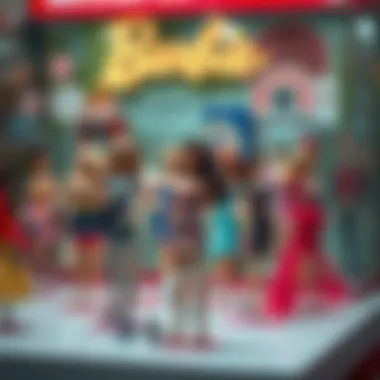 Cultural Significance of Limited Edition Barbies A display of limited edition Barbie dolls emphasizing their cultural significance