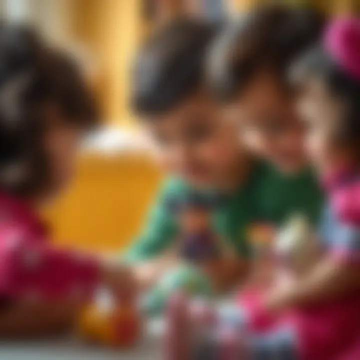 Children engaging in imaginative play with LOL dolls