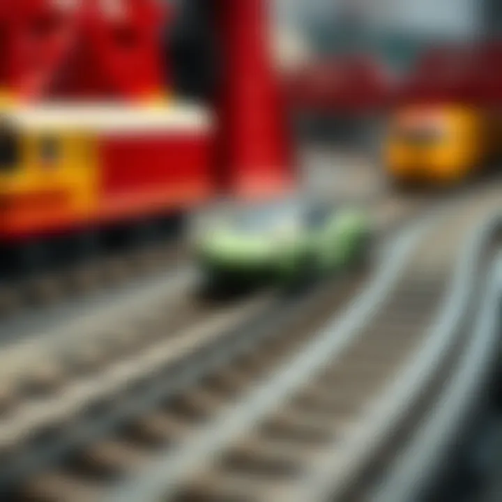 Close-up of the Magic Tracks pieces showcasing their quality