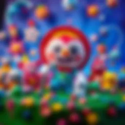 A vibrant display of Magicus Mixus toys fostering creativity.