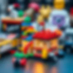 Creative magnetic Lego designs