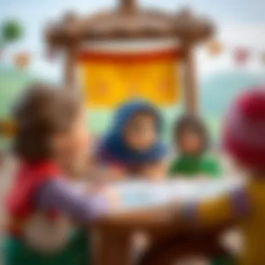 An educational moment depicted from the series that enhances learning.