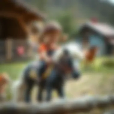 An educational session with ponies