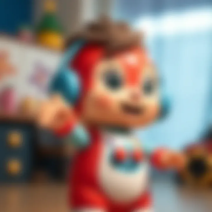 Close-up of Beatbo showcasing its educational features